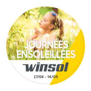 Winsol Zonnedagen 2023 Autosticker 50cm_FR