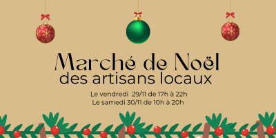 Marché de Noël – 29 et 30 novembre 2024