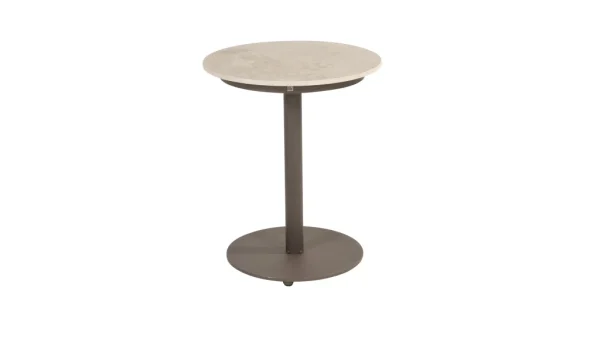 Table basse - plateu céramique et pied terre - Boaz